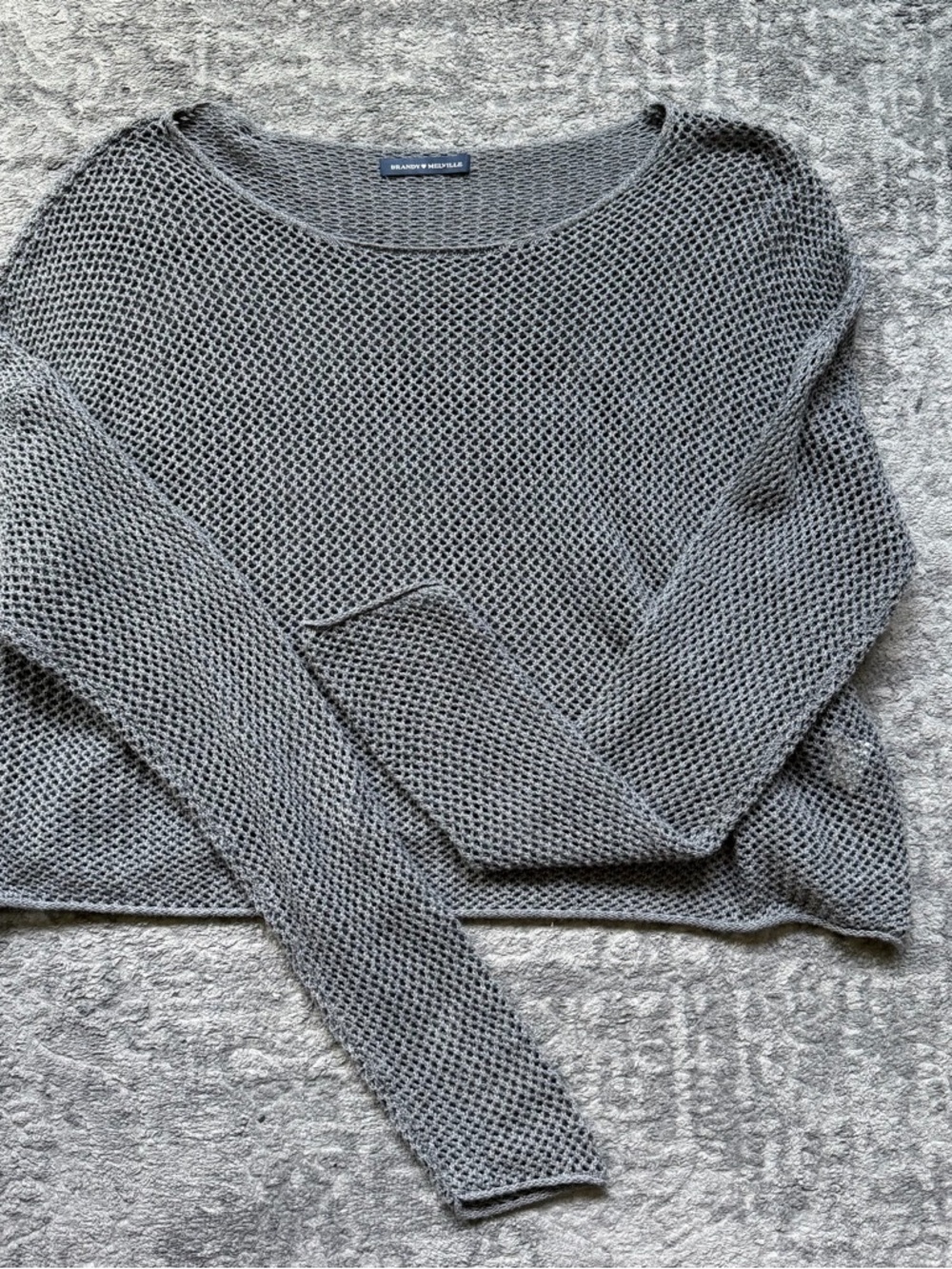 Brandy Melville - Melange Cameron Cropped Sweater